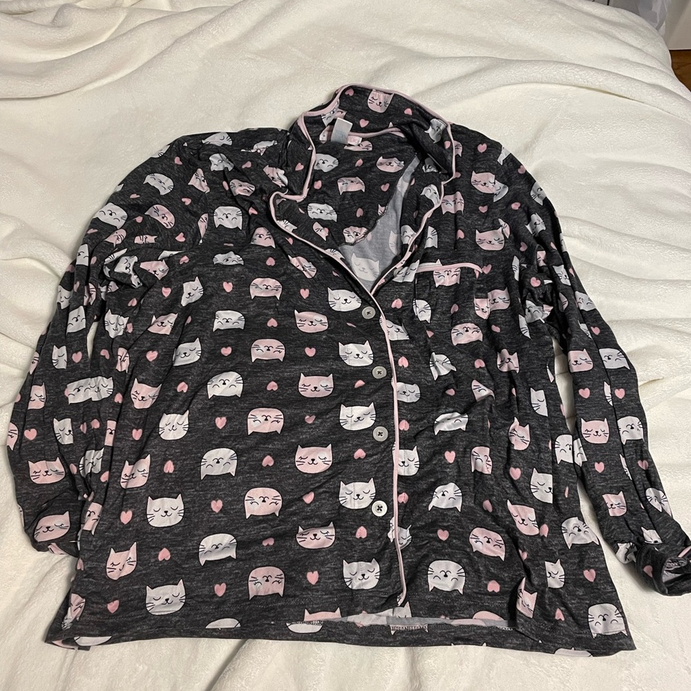 Cute cat pajama set